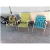 Image 1 : 3 Folding Lawn Chairs 