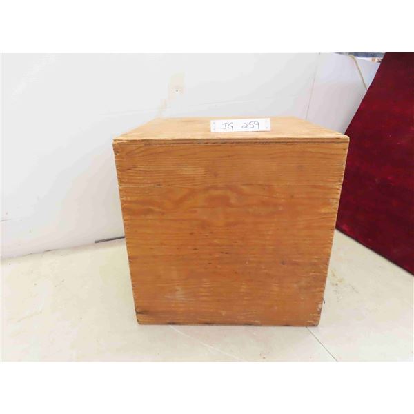 Square Hinged Box Approx. 16'' x 16'' x 16'' 