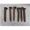 Image 2 : 20 Old Railroad Spikes 
