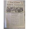 Image 2 : (3) 1963 Newspapers of the Kennedy Assassination : Winnipeg Free 