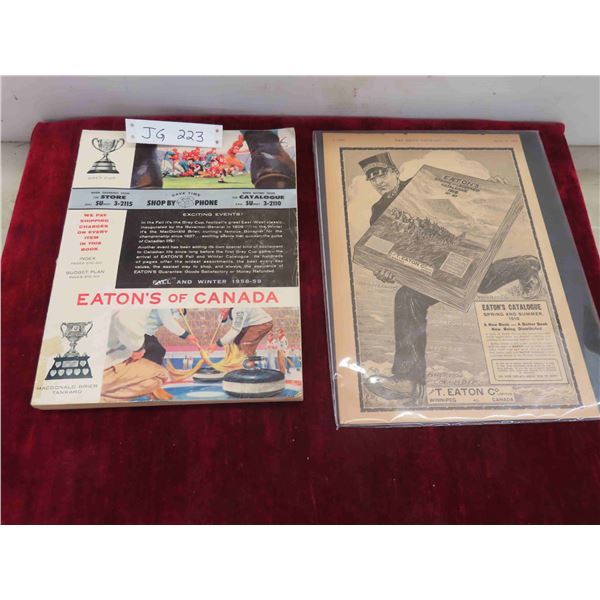 Eatons of Canada Catalogue, Fall and Winter 1958-59, Having 