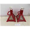 Image 1 : Pair of Heavy Steel Jack Stands Marked 'TS 2.75' 