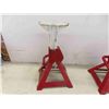 Image 2 : Pair of Heavy Steel Jack Stands Marked 'TS 2.75' 