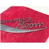 Image 3 : Blairmore Roomn Heavy Metal Sign 27'' L , Probably from a Bar. 