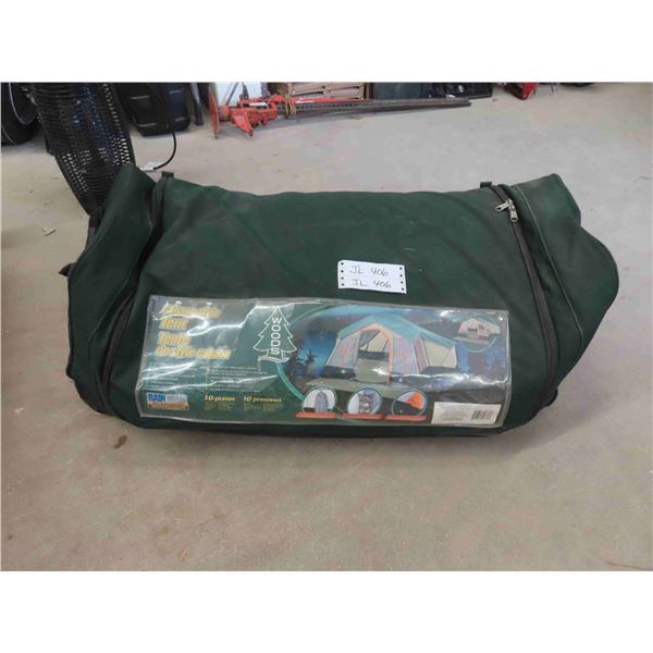 Woods 10 Person Cabana Tent with Rolling Bag 