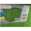 Image 2 : 8 Plastic Totes with Lids , Various Sizes 