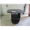 Image 1 : Side Table with Open Shelf 19'' x 24'' x 24'' 