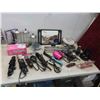 Image 1 : Various Hair Care Products: Curling Irons, Straighteners, 
