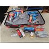 Image 1 : Hard Sided Suitcase Full of Professional Stylist Hair Colors 