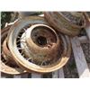 Image 3 : 4 Antique Steel Rims 1930s Auto 