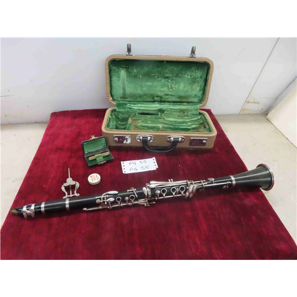 Well Maintained Older High End Silver Plated Clarinet Serial#