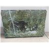 Image 2 : Bear Picture on Stone 11'' x 5'' , Tobacco Tins & 4 Coil Stove 