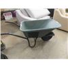 Image 1 : Rubber Tired Poly Tub Wheelbarrow 