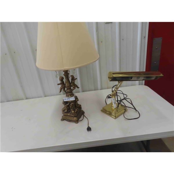Desk Lamp, Figurine Lamp with Prisms