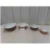Image 1 : Set of 4 Pyrex Mixing Bowls 