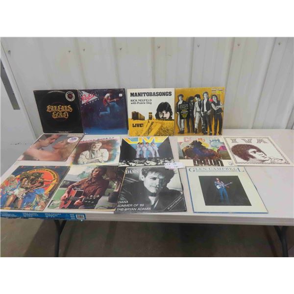 13 Records: Beegees,  Bryan Adams,Rick Neufeld & 