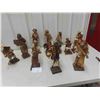 Image 1 : 10 Paper Mache Tropical Figurines 