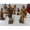 Image 2 : 10 Paper Mache Tropical Figurines 