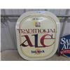 Image 2 : 2 Metal Embossed Signs: Traditional Ale Big Rock 23'' x 19'' , 