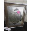 Image 2 : 2 Vintage Dufex Pierrot Framed Clowns Prints Set.