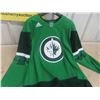 Image 3 : Rare ! Green Winnipeg Jets Size 50 Authentic Pro 