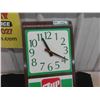 Image 2 : Vintage 7UP Advertising Wall Clock 18'' x 11'' Excellent