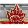 Image 2 : Vintage Sleeman 3D Wood Beer Sign 28'' x 19 1/2'' 