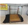 Image 1 : Antique General Store Counter Top Oak/Glass Showcase. 