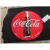 Image 2 : Vintage Coca Cola Metal Button Sign 13'' Plus a Vintage 