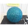 Image 2 : Vintage Lucite Spaghetti Blue Hanging Lamp. Modern. 