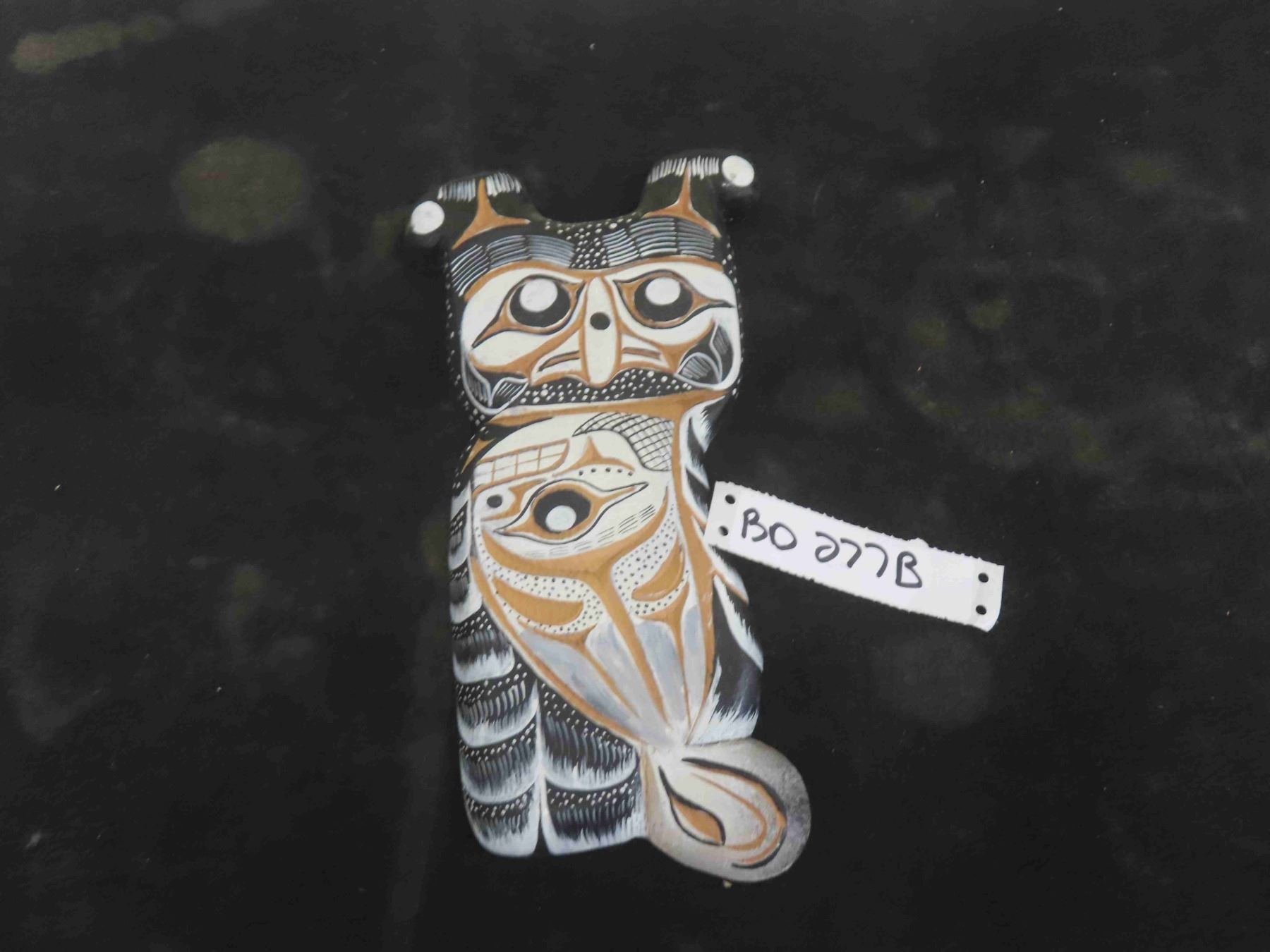 Haida Hand First Nations Haida Hand Carved and Painted Wood