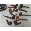 Image 2 : 10 Smoking Pipes, 2 Ashtrays (1) with Bayco Advert. 