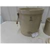 Image 2 : Medalta 5 Gal Crock & 1 Gal Crock with Lid. 