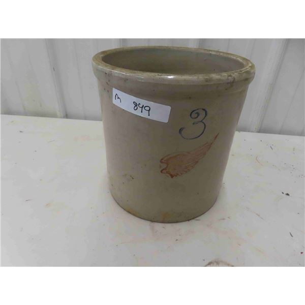 Red Wing 3 Gal Crock 
