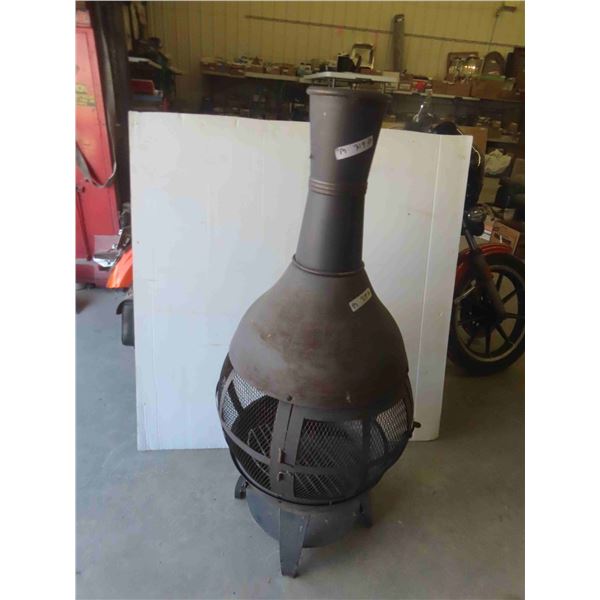 Metal Fire Pit 52'' Tall 
