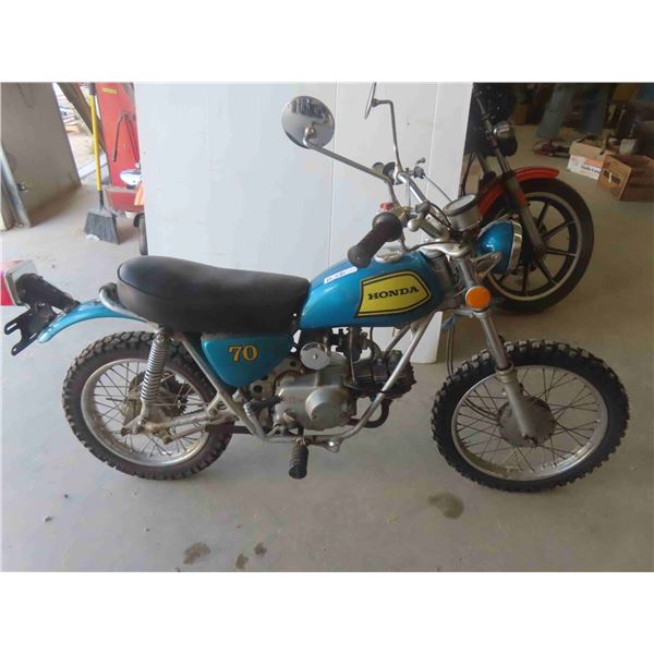 1973 Honda SL 70 Mini Bike (No TOD). Seems 