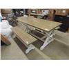Image 1 : Table 30'' x 72'' x 29 1/2'' with 2 Bench Seats 
