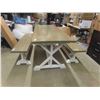 Image 2 : Table 30'' x 72'' x 29 1/2'' with 2 Bench Seats 