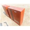 Image 1 : 2 Metal 2 Door Shop Cabinets 34'' x 30'' x 10'' 