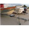 Image 2 : Fisher Aluminum 16ft Boat with Johnson 20HP (Motor