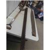 Image 8 : (2) 60'' Saws, Hay Knife, Reel Mower Edger 