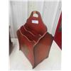 Image 2 : 3 Tier Wood Stand 22'' x 21'' x 11'' , Magazine Rack 