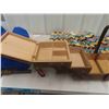 Image 8 : Fabric Material, Folding Sewing Box 