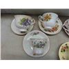 Image 2 : 10 China Tea Cups and Saucers: Royal Albert, Aynsley &