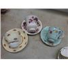Image 2 : 10 China Tea Cups & Saucers: Royal Albert, Paragon