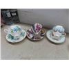 Image 2 : 10 China Teacups & Saucers : Paragon, Royal Albert & 