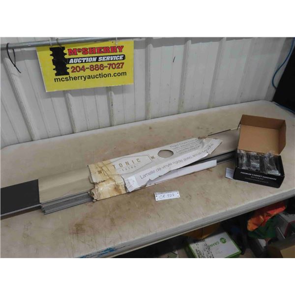 New: 30 Matt Black Cabinet Hardware, 9pcs 