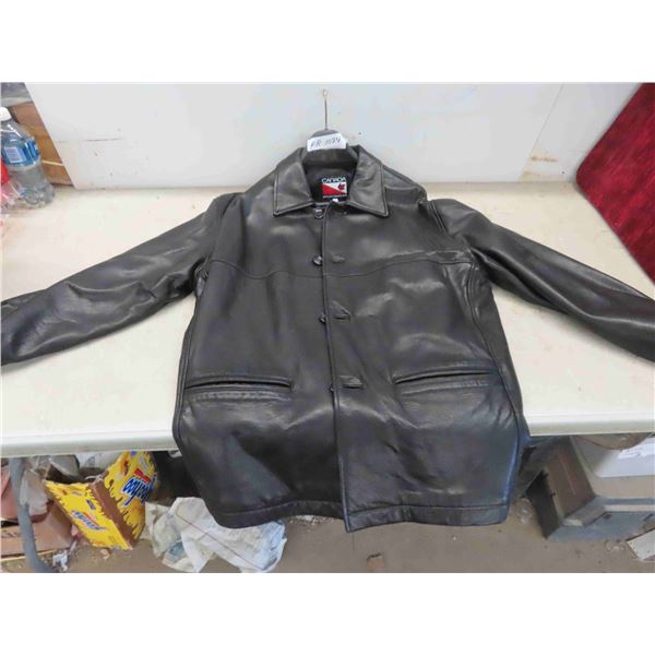 Leather Jacket Size Large 