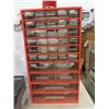 Image 2 : 2 Organizers : Metal 22'' x 12'' x 6'' , Plastic Toolbox Side 