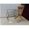 Image 1 : Custom Hockey Stick Ashtray & Magazine Rack 